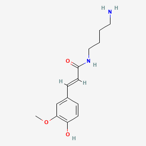 molecular formula C14H20N2O3 B1146754 Feruloylputrescine CAS No. 91000-11-2