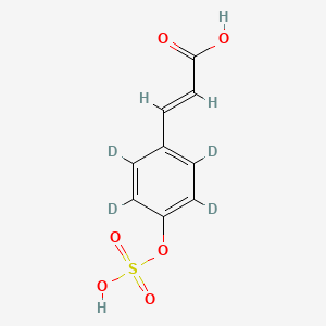 molecular formula C₉H₄D₄O₆S B1146765 p-Coumaric Acid-d4 4-O-Sulfate CAS No. 1795140-39-4