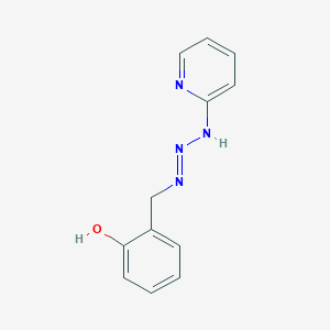 2-[[(Pyridin-2-ylamino)diazenyl]methyl]phenol