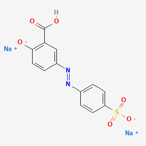 molecular formula C₁₃H₈N₂Na₂O₆S B1146792 Mordant Yellow 10 CAS No. 6054-99-5