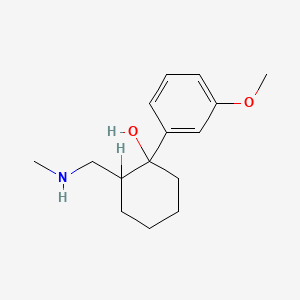 molecular formula C15H24ClNO2 B1146794 N-Desmethyltramadol CAS No. 1018989-94-0