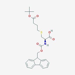 molecular formula C26H31NO6S B011468 Fmoc-Cys(tert-butoxycarnylpropyl)-OH 