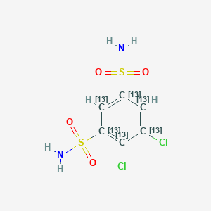 molecular formula C6H6Cl2N2O4S2 B1146805 Diclofenamide-13C6 