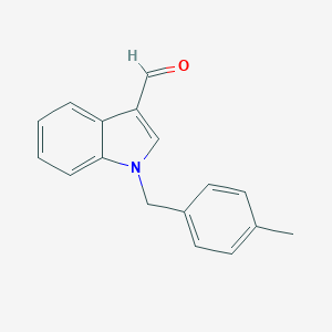molecular formula C17H15NO B114681 1-(4-methylbenzyl)-1H-indole-3-carbaldehyde CAS No. 151409-79-9