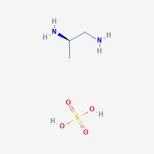 molecular formula C3H12N2O4S B114684 (R)-(-)-1,2-Diaminopropane sulfate CAS No. 144118-44-5