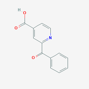 molecular formula C13H9NO3 B114685 2-benzoylpyridine-4-carboxylic Acid CAS No. 18164-96-0