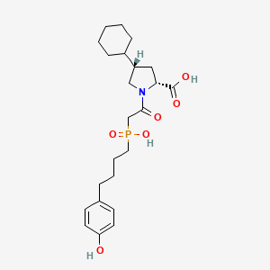 molecular formula C₂₃H₃₄NO₆P B1146856 4-Hydroxy Fosinoprilat CAS No. 113411-10-2