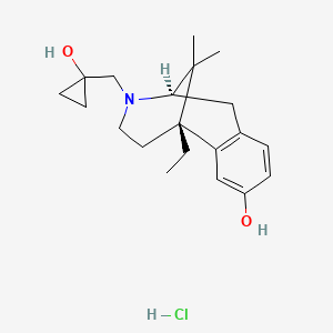 molecular formula C20H30ClNO2 B1146857 (-)-Bremazocine hydrochloride CAS No. 74100-60-0