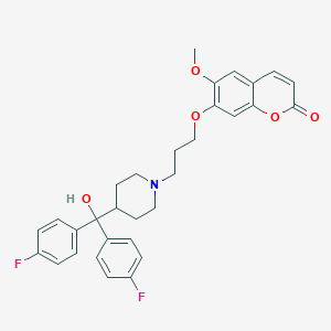 molecular formula C31H31F2NO5 B114686 Scopinast CAS No. 145574-90-9