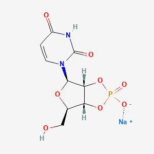 molecular formula C₉H₁₀N₂NaO₈P B1146860 Uridine-2',3'-cyclic Monophosphate Sodium Salt CAS No. 15718-50-0