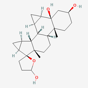 molecular formula C₂₄H₃₆O₄ B1146865 Drospirenone 3,5,5'-Triol CAS No. 1079392-41-8