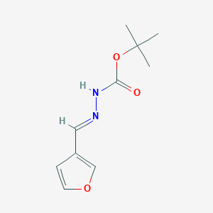 molecular formula C10H14N2O3 B1146880 tert-butyl N-[(E)-furan-3-ylmethylideneamino]carbamate CAS No. 150767-01-4