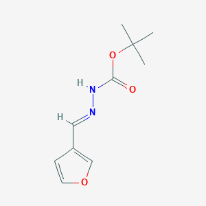 molecular formula C10H14N2O3 B1146880 tert-Butyl 2-(furan-3-ylmethylene)hydrazinecarboxylate CAS No. 150767-01-4