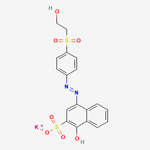 molecular formula C18H15KN2O7S2 B1146901 Chromoionophore XVII CAS No. 156122-91-7