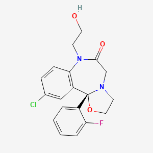 molecular formula C19H18ClFN2O3 B1146917 Flutazolam, (S)- CAS No. 158251-56-0