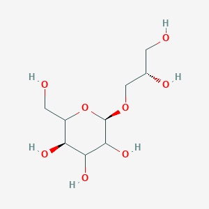 molecular formula C₉H₁₈O₈ B1146926 (2S)-Glycerol-O-beta-D-galactopyranoside CAS No. 38841-15-5