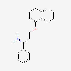 molecular formula C19H19NO B1146942 (S)-N-Didemethyl Dapoxetine CAS No. 147199-40-4