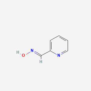 molecular formula C₆H₆N₂O B1146947 Pyridine-2-aldoxime CAS No. 1193-96-0