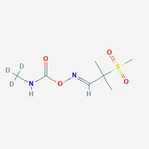 molecular formula C₇H₁₁D₃N₂O₄S B1146951 Aldicarb-d3 Sulfone CAS No. 1795135-15-7