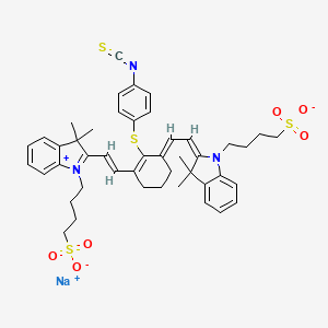 molecular formula C45H50N3NaO6S4 B1146953 NIR-797 isothiocyanate CAS No. 152111-91-6