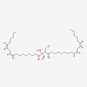 molecular formula C₃₉H₆₇ClO₄ B1146959 rac-1,2-Dilinoleoyl-3-chloropropanediol CAS No. 74875-96-0