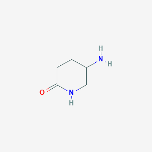 molecular formula C5H10N2O B114697 5-Aminopiperidin-2-one CAS No. 154148-70-6