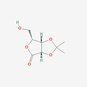 molecular formula C₈H₁₂O₅ B1146973 2,3-O-Isopropylidene-D-lyxono-1,4-lactone CAS No. 56543-10-3