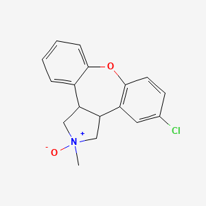 molecular formula C17H16ClNO2 B1146977 Asenapine N-Oxide CAS No. 128949-51-9