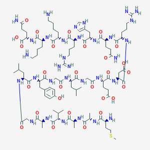 molecular formula C95H158N32O28S B114699 Shaker B inactivating peptide CAS No. 144119-58-4