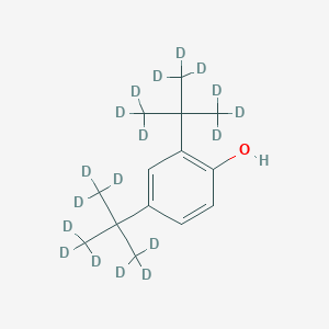 molecular formula C₁₄H₄D₁₈O B1146990 2,4-Di-tert-butylphenol-d18 CAS No. 1246816-88-5