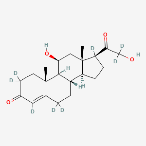 molecular formula C₂₁H₂₂D₈O₄ B1146992 Corticosterone-d8 (Major) CAS No. 1271728-07-4