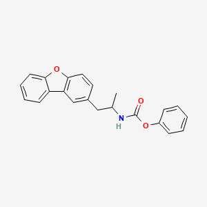molecular formula C22H19NO3 B11469931 Phenyl [1-(dibenzo[b,d]furan-2-yl)propan-2-yl]carbamate 