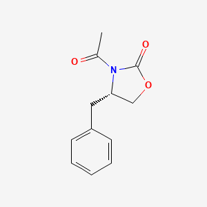 molecular formula C12H13NO3 B1147013 (S)-3-Acetyl-4-benzyloxazolidin-2-one CAS No. 132836-66-9