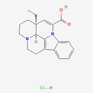 molecular formula C₂₀H₂₃ClN₂O₂ B1147027 Apovincaminic Acid Hydrochloride Salt CAS No. 72296-47-0