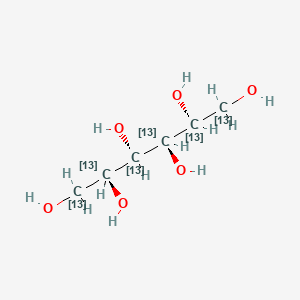 molecular formula ¹³C₆H₁₄O₆ B1147032 D-Glucitol-13C6 CAS No. 121067-66-1