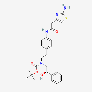 molecular formula C₂₆H₃₂N₄O₄S B1147033 N-tert-Butoxycarbonyl Mirabegron CAS No. 1329485-55-3
