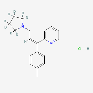 molecular formula C₁₉H₁₅D₈ClN₂ B1147038 Triprolidine-d8 Hydrochloride CAS No. 1795134-06-3