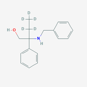 molecular formula C₁₇H₁₆D₅NO B1147052 2-Benzylamino-2-phenylbutanol-d5 CAS No. 1246818-61-0