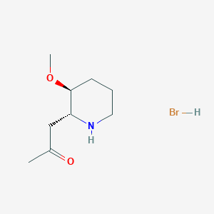 molecular formula C₉H₁₈BrNO₂ B1147064 Ridane Hydrobromide CAS No. 64543-93-7