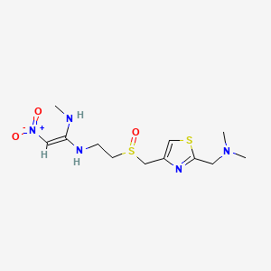molecular formula C12H21N5O3S2 B1147068 Nizatidine sulfoxide CAS No. 102273-13-2
