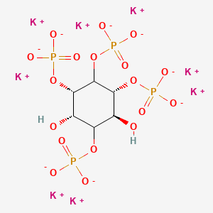 molecular formula C6H8K8O18P4 B1147073 D-myo-Inositol-1,3,4,5-tetrakisphosphate, octapotassium salt 