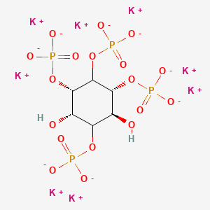 molecular formula C6H8O18P4.K8 B1147073 D-myo-Inositol-1,3,4,5-tetrakisphosphate, octapotassium salt CAS No. 145843-69-2