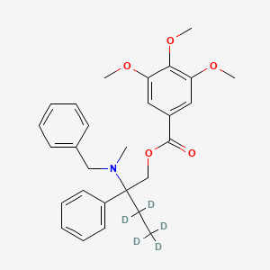 molecular formula C28H33NO5 B1147084 N-Benzyl N-Demethyl Trimebutine-d5 