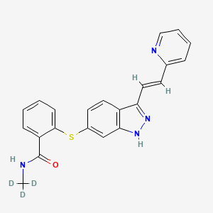 molecular formula C22H18N4OS B1147086 Axitinib-d3 