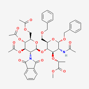 Benzyl 4-O-(2-(1,3-Dihydro-1,3-dioxo-2H-isoindol-2-yl)-2-deoxy-3,4,6-Tri-O-acetyl-beta-D-glucopyranosl)
