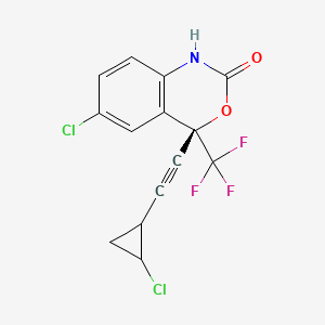 molecular formula C₁₄H₈Cl₂F₃NO₂ B1147096 Chloro Efavirenz CAS No. 1322625-98-8