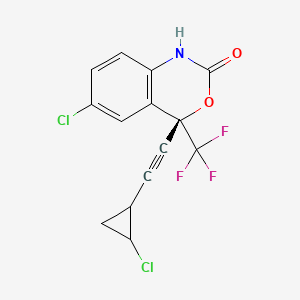 (4S)-6-Chloro-4-[2-(2-chlorocyclopropyl)ethynyl]-4-(trifluoromethyl)-1H-3,1-benzoxazin-2-one