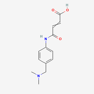 4-[4-[(Dimethylamino)methyl]anilino]-4-oxobut-2-enoic acid
