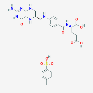 molecular formula C₂₆H₃₁N₇O₉S B1147110 (6S)-四氢叶酸对甲苯磺酸盐 CAS No. 144077-69-0