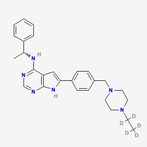 molecular formula C₂₇H₂₇D₅N₆ B1147112 AEE788-d5 CAS No. 1292840-54-0